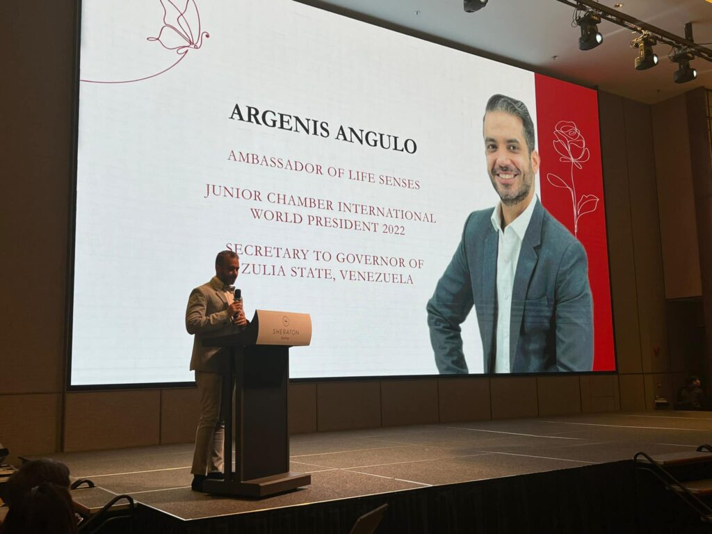 Argenis Angulo, ambassador or Life Senses